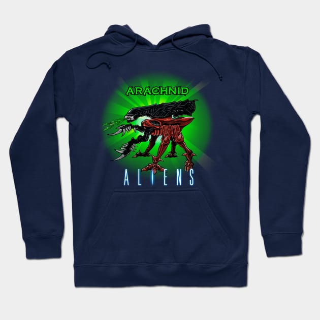 Arachnoid Alien Hoodie by Ale_jediknigth